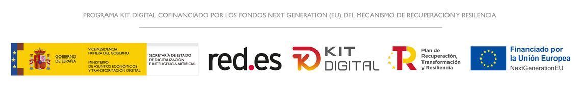 Logotipos de red.es, Kit Digital y la Unión Europea
